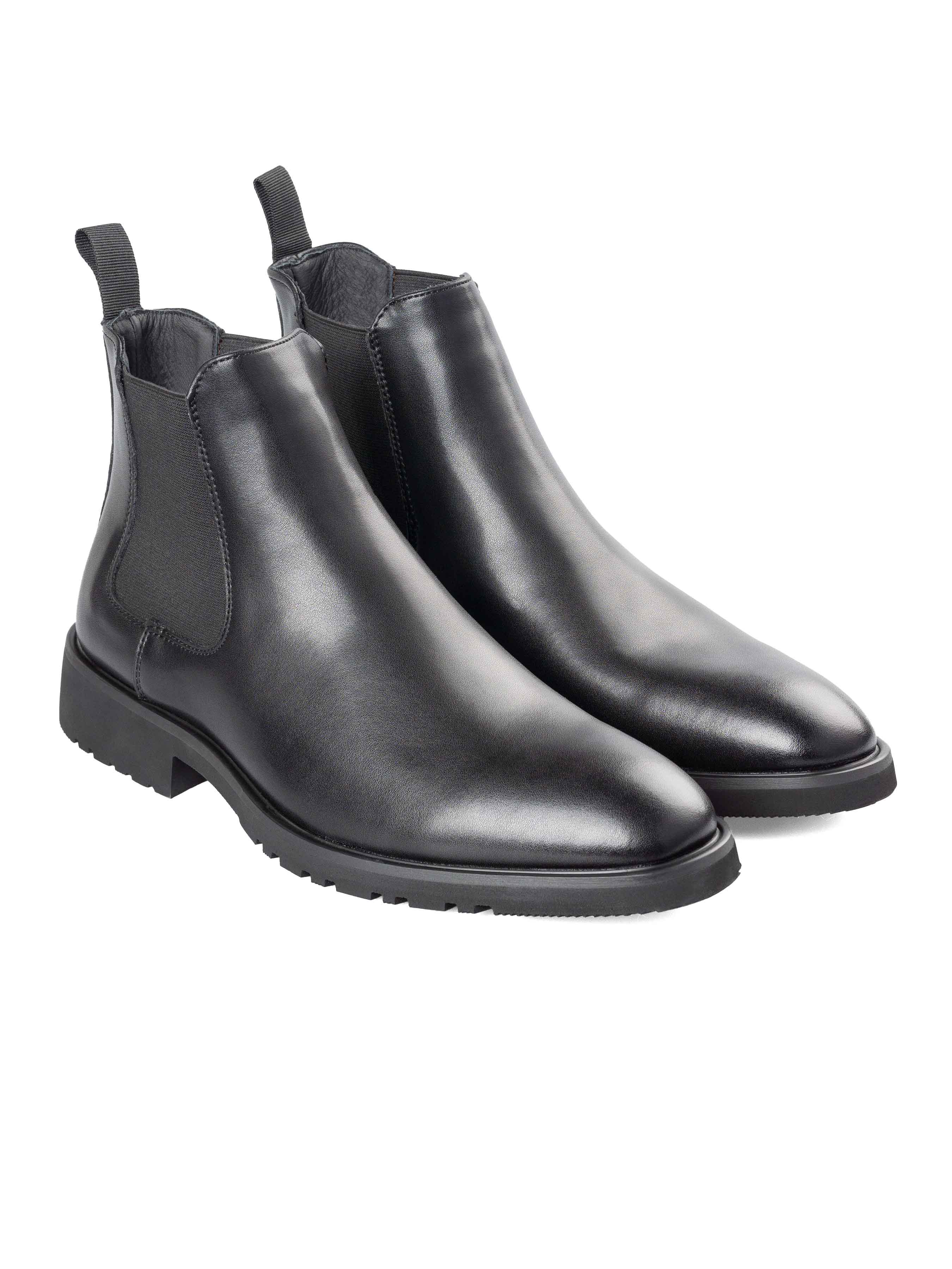 Dex Chelsea Boots - Solid Black (Flexi-Sole)