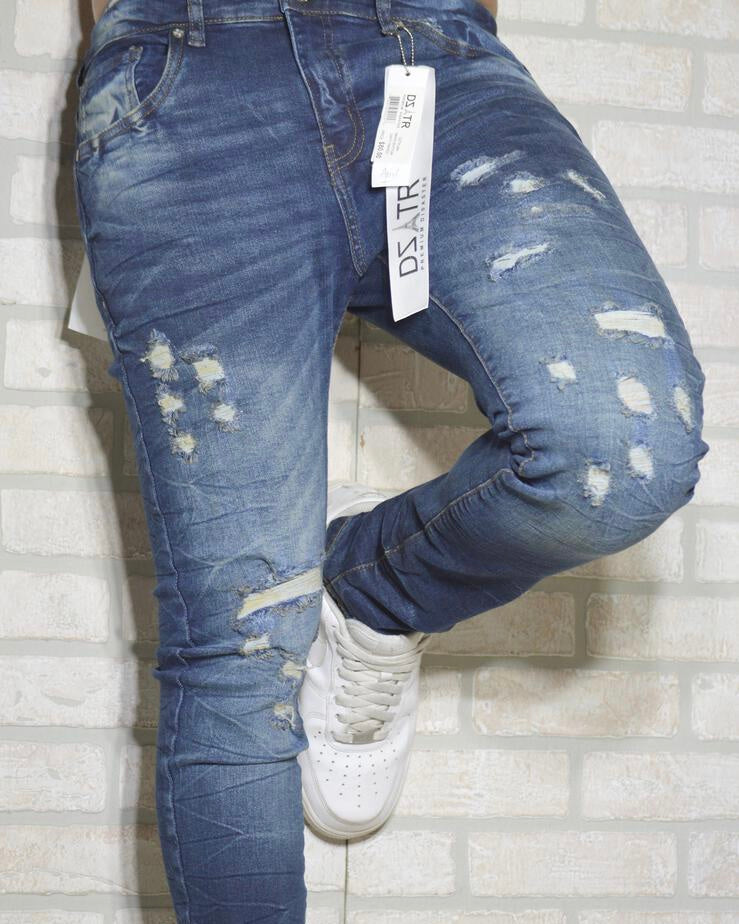 Dirt Ripped Stretch Denim