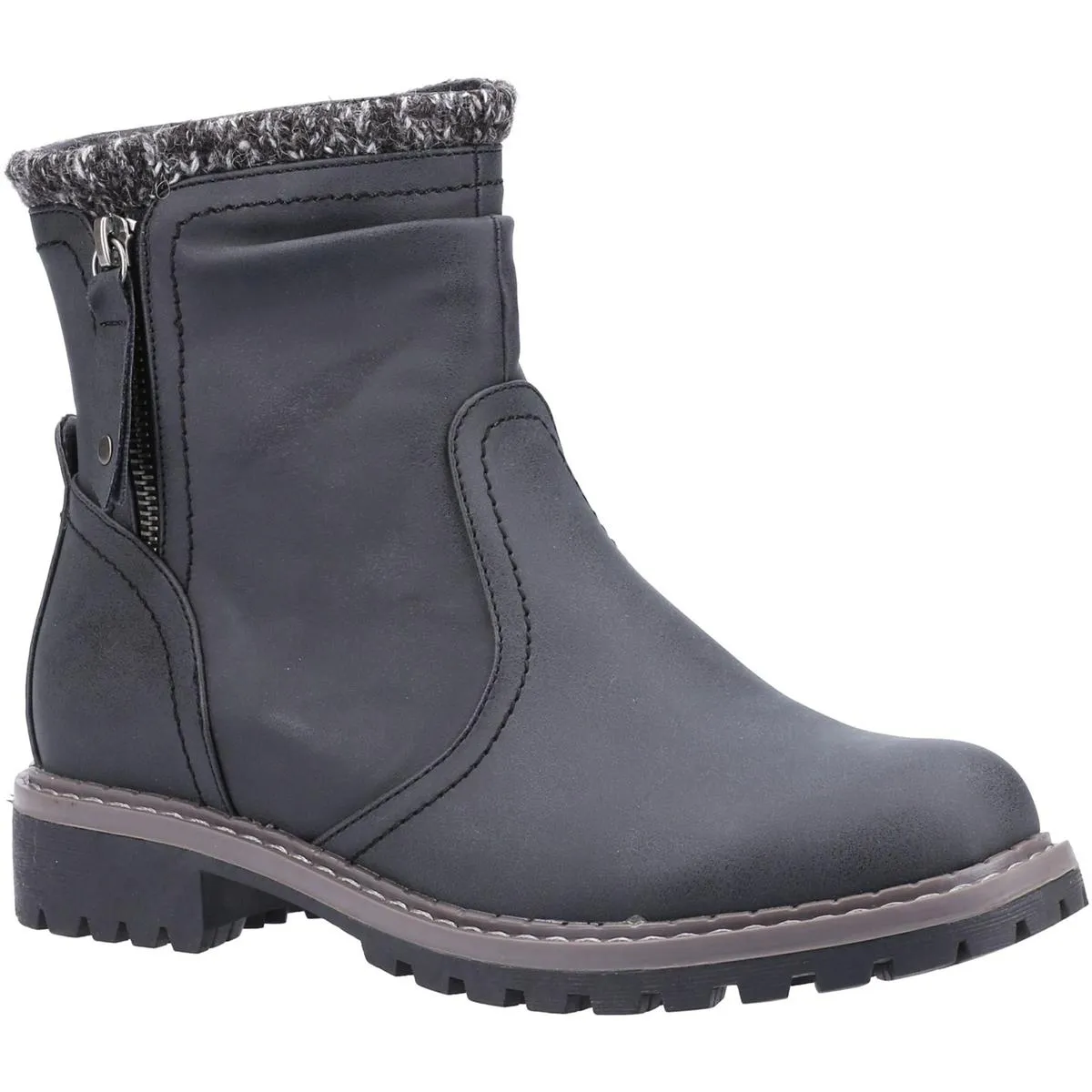 Divaz Niki Fleece Lined Boot Black