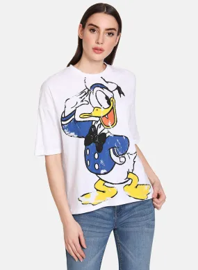 Donald Duck Disney Printed T-Shirt