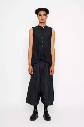 Drop Crotch Culottes | Black