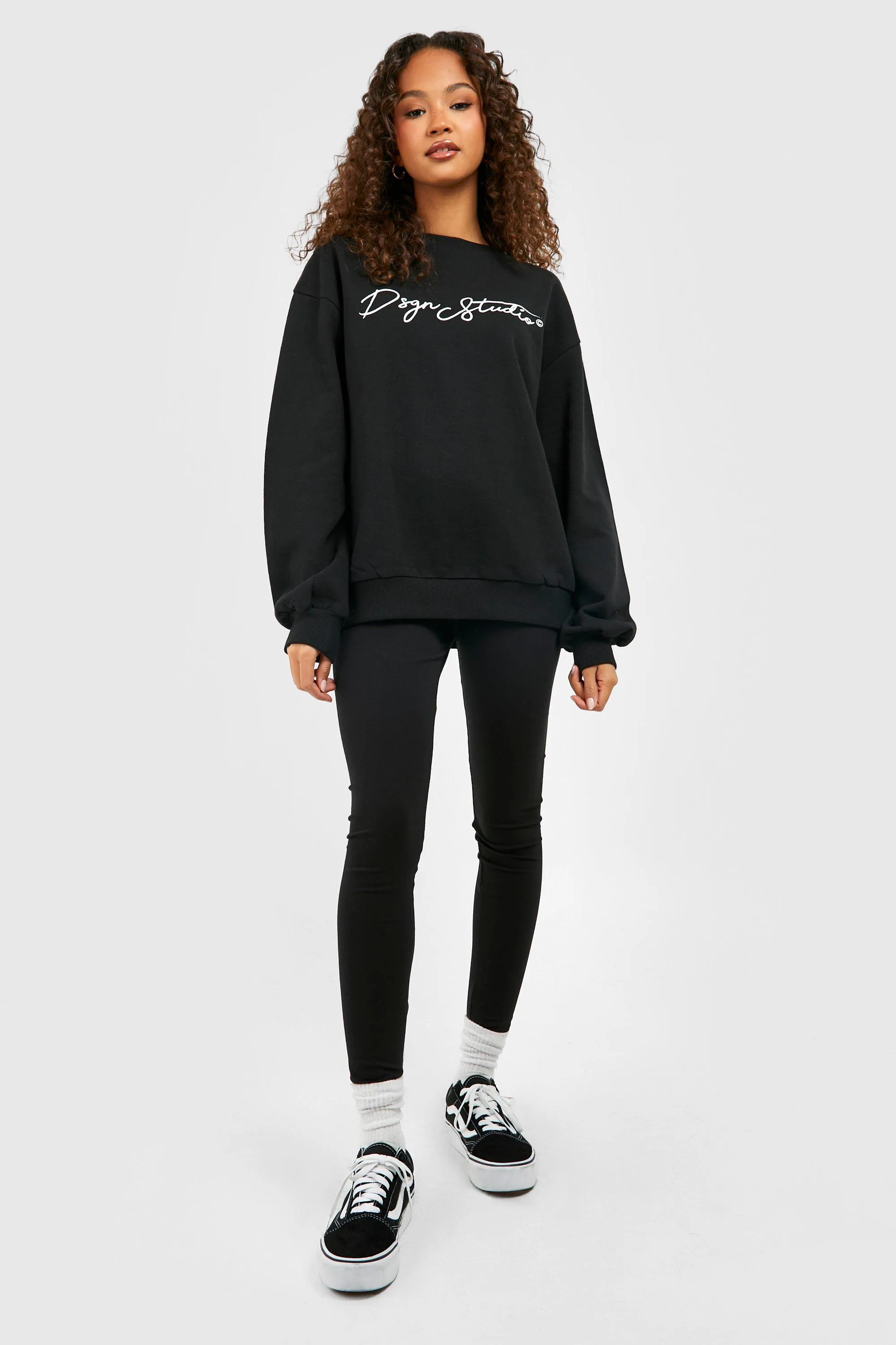 Dsgn Studio Slogan Sweater Legging Tracksuit