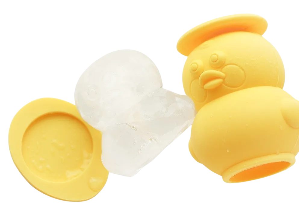 Duck Bear Silicone Ice Maker Accessories Mold Home Cafe Cute Novelty non-toxic Frozen