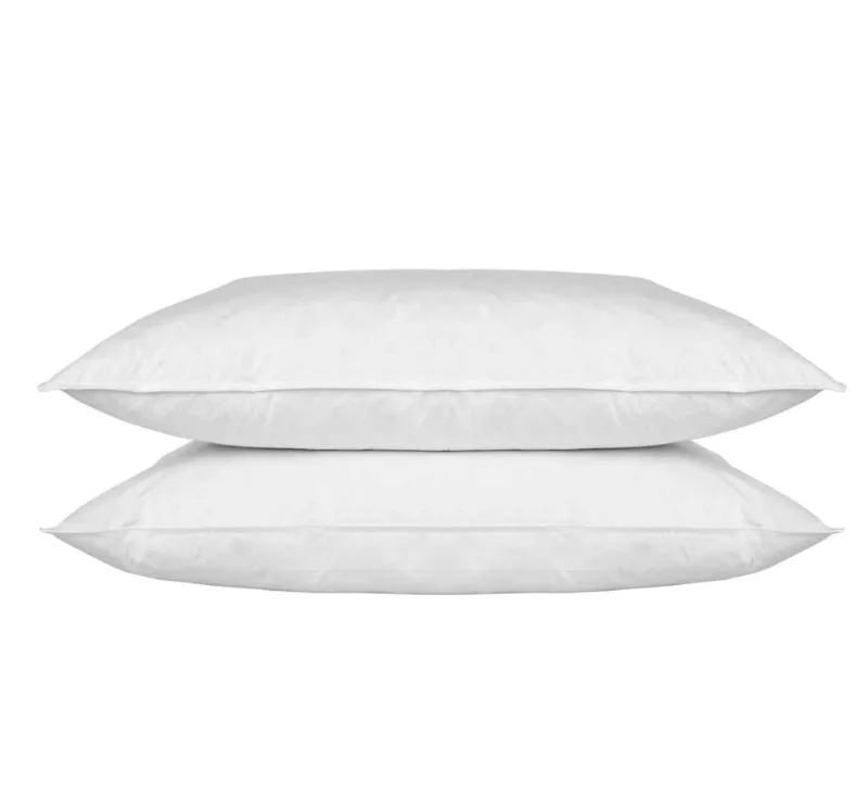 Duck Feather Pillow Pair - White