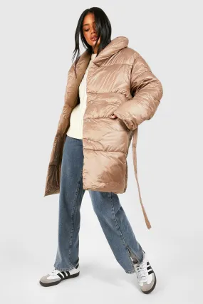 Duvet Belted Puffer Jacket