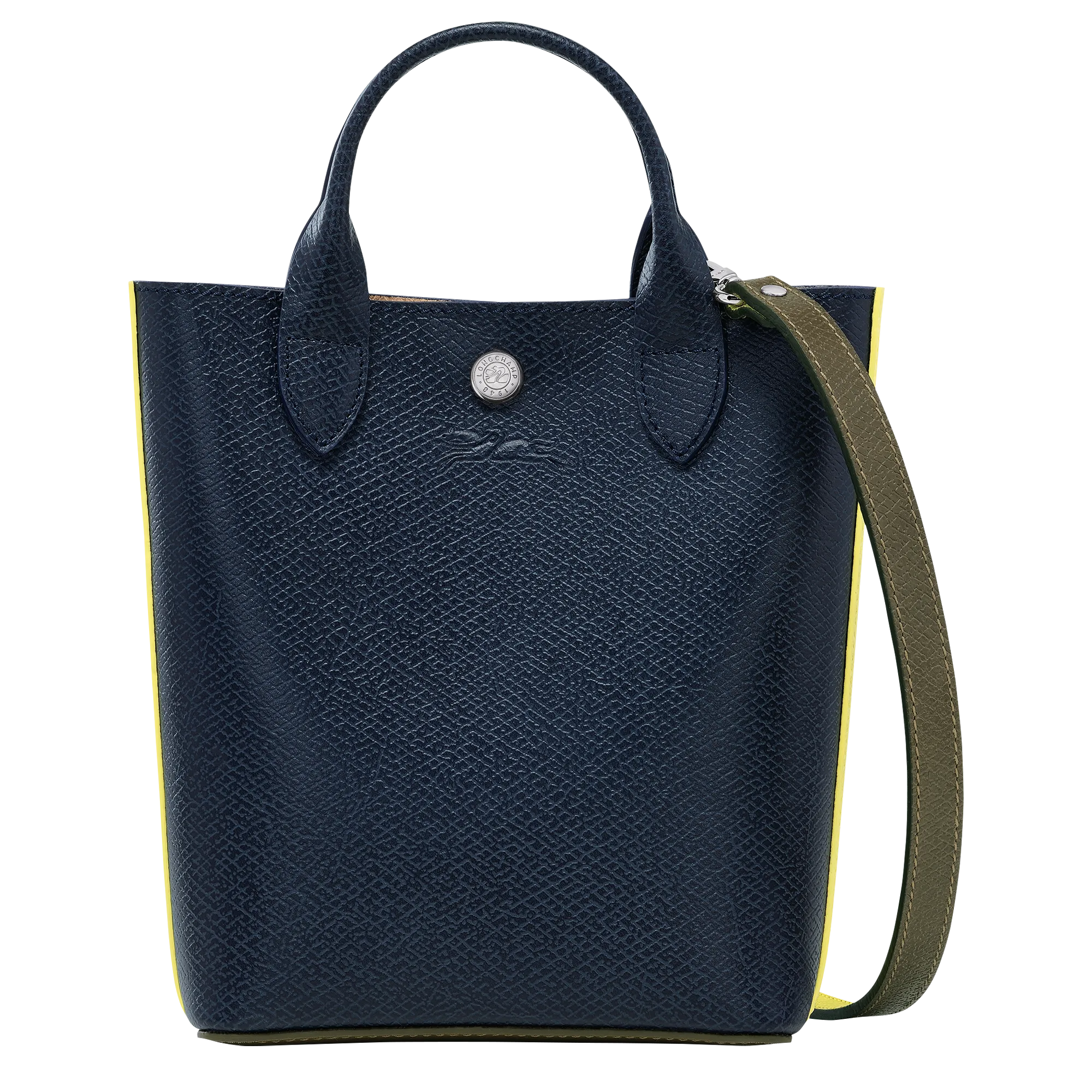 Épure XS Tote bag Navy - Leather