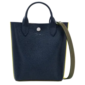 Épure XS Tote bag Navy - Leather