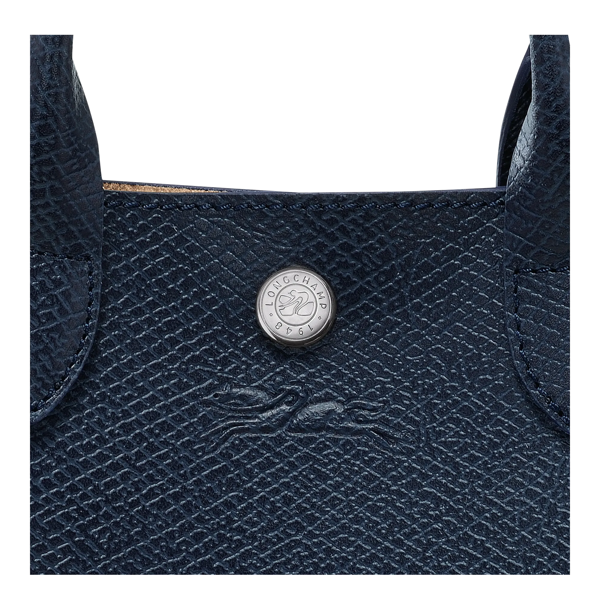 Épure XS Tote bag Navy - Leather