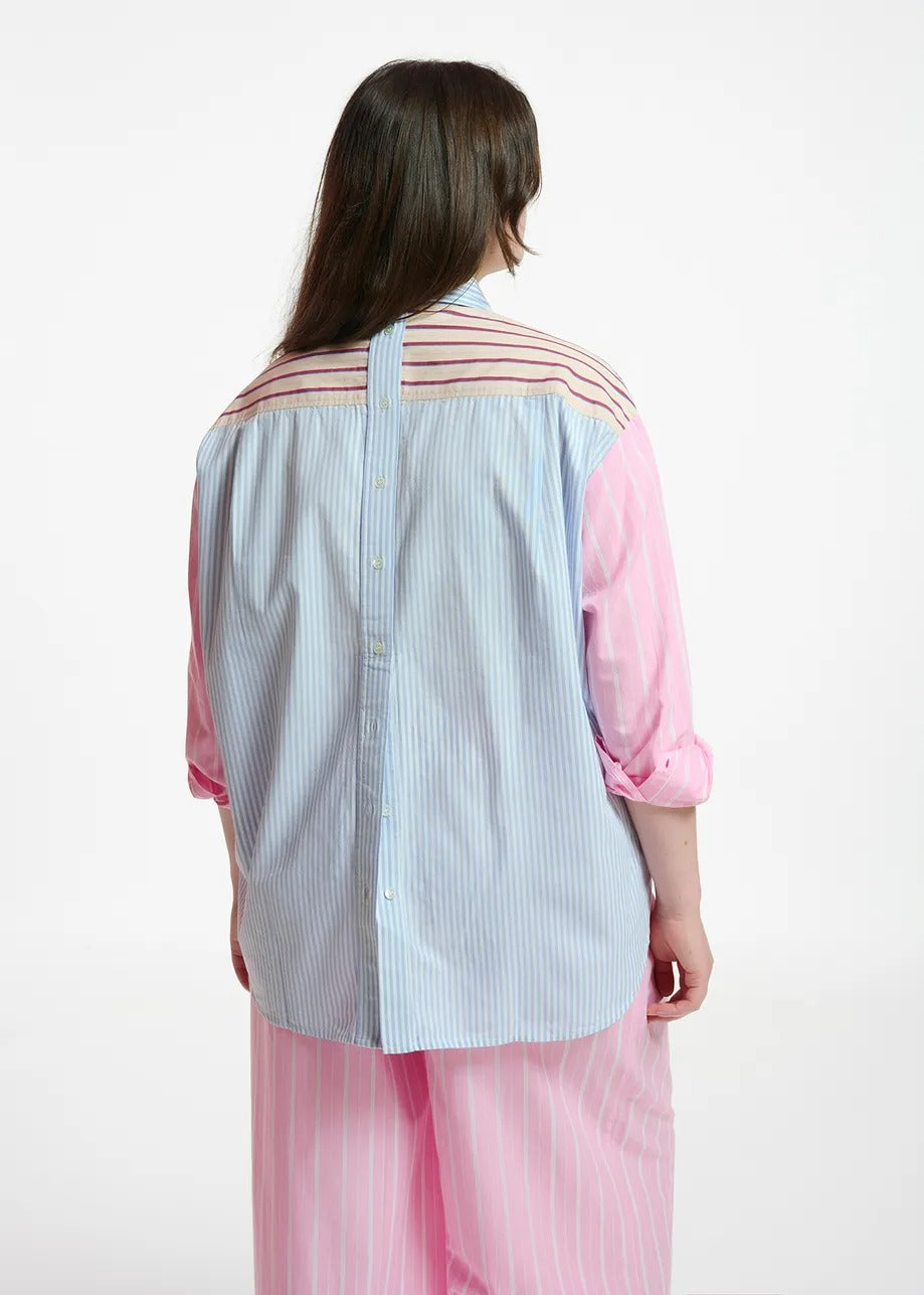 Essentiel Antwerp Multicolor Striped Cotton Shirt