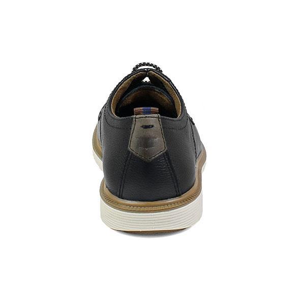 Florsheim Kids Boy's Sapacush Plain Toe Ox Black (Sizes 1-4)