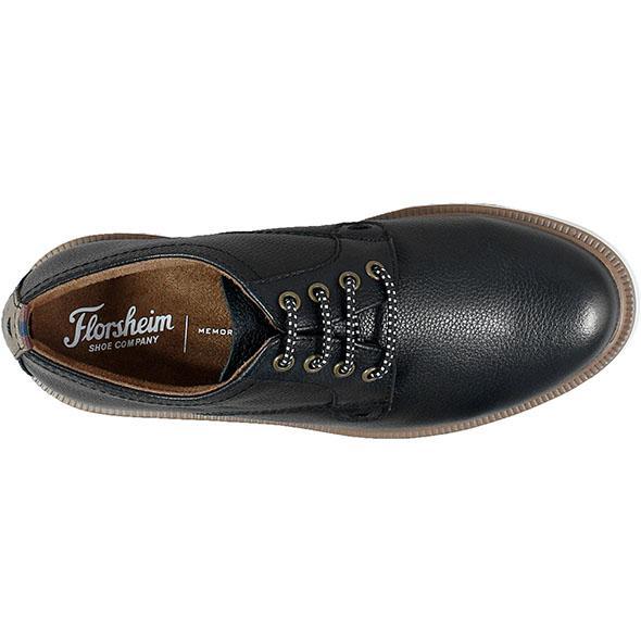 Florsheim Kids Boy's Sapacush Plain Toe Ox Black (Sizes 1-4)