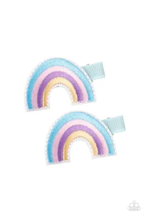 Follow Your Rainbow Blue-Hair Clip