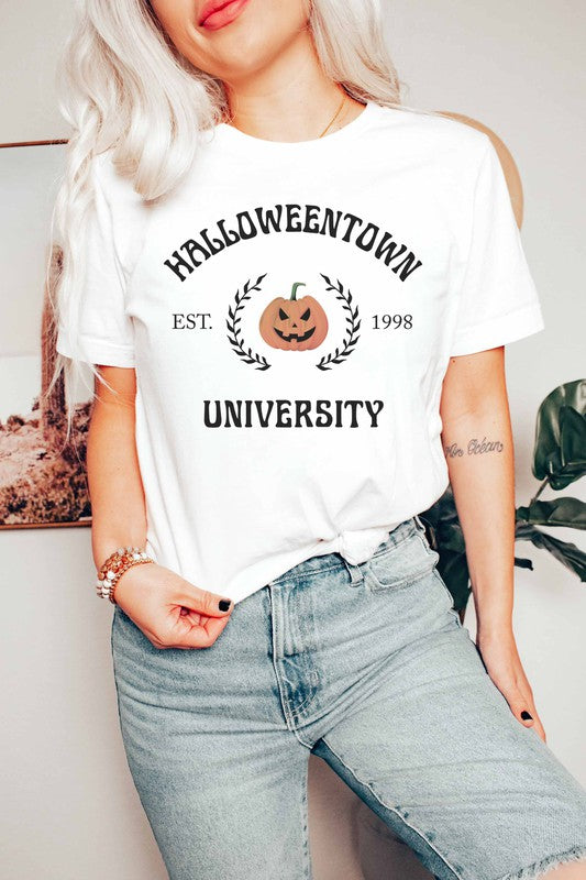 HALLOWEEN TOWN UNIVERSITY GRAPHIC TEE PLUS SIZE