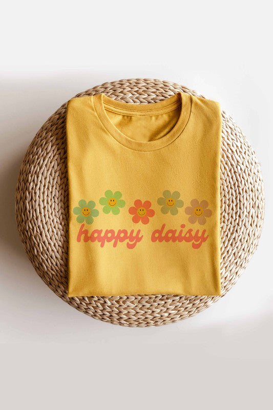 HAPPY DAISY GRAPHIC TEE