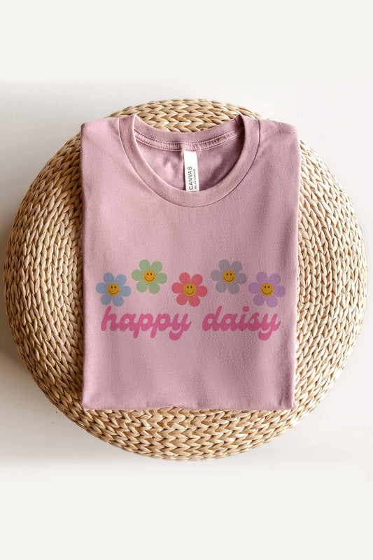 HAPPY DAISY GRAPHIC TEE