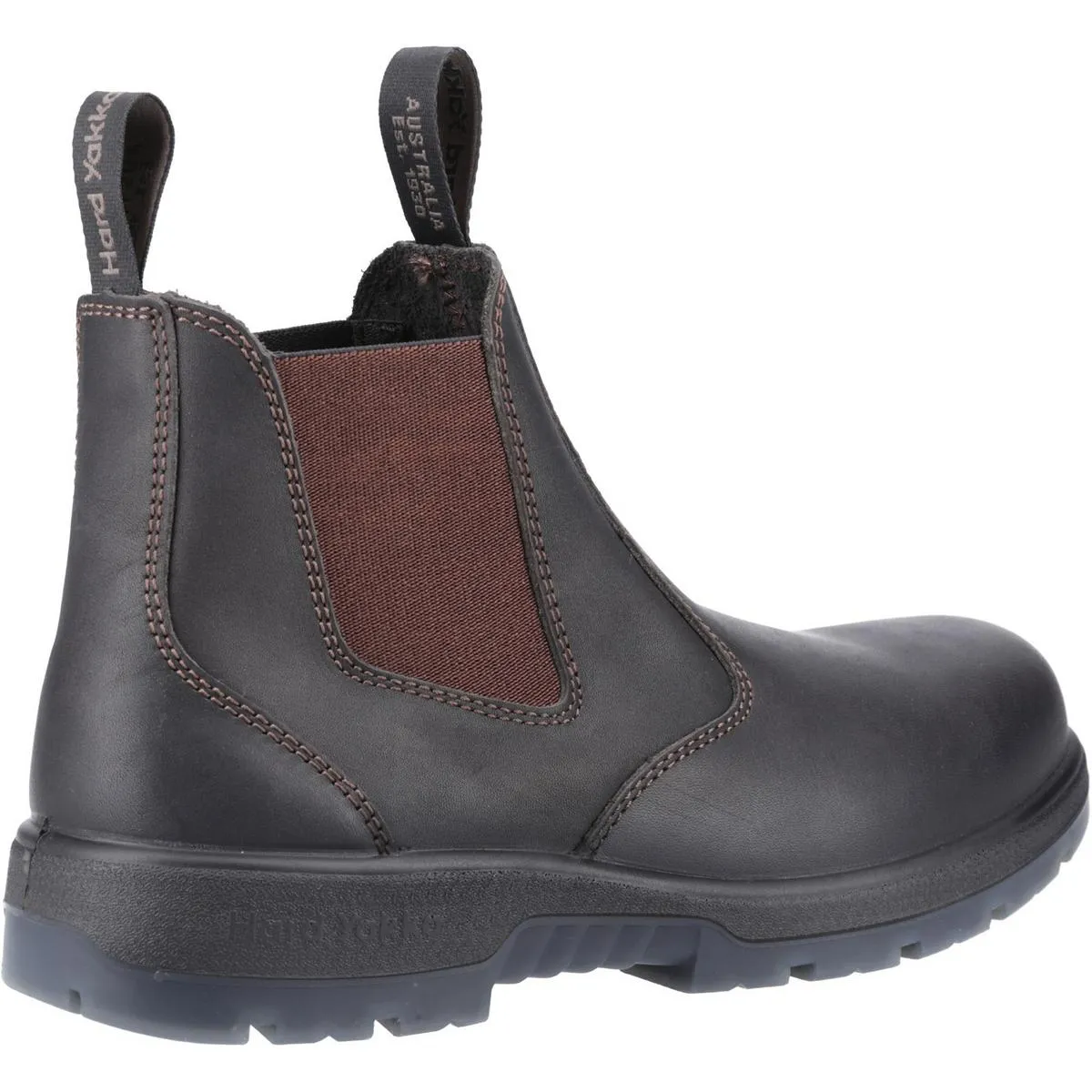 Hard Yakka Outback Safety Dealer Boot Brown