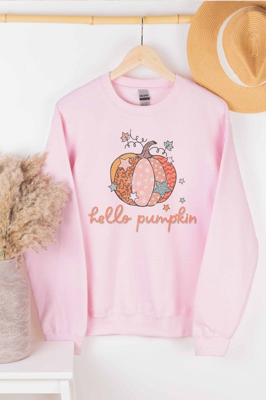 HELLO PUMPKIN SWEATSHIRT PLUS SIZE