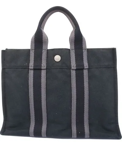 Hermès Herline Canvas Tote Bag