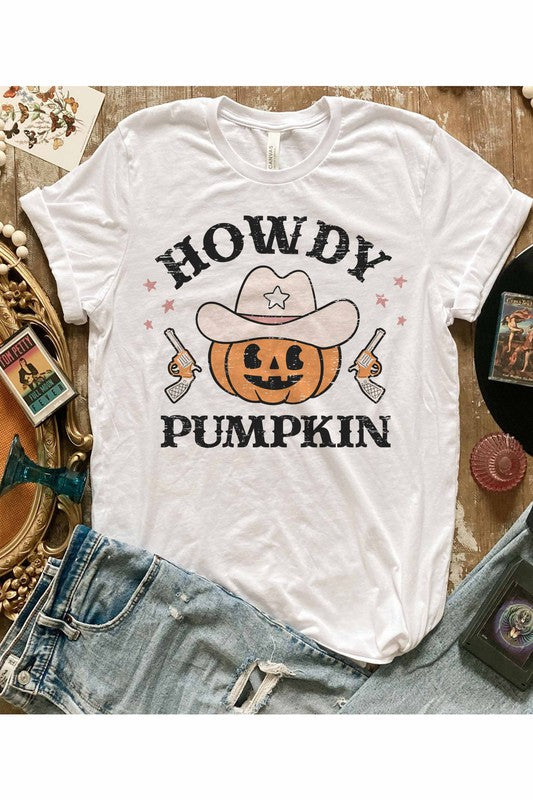 HOWDY PUMPKIN GRAPHIC TEE