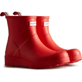 Hunter Play Short Boot Logo Red