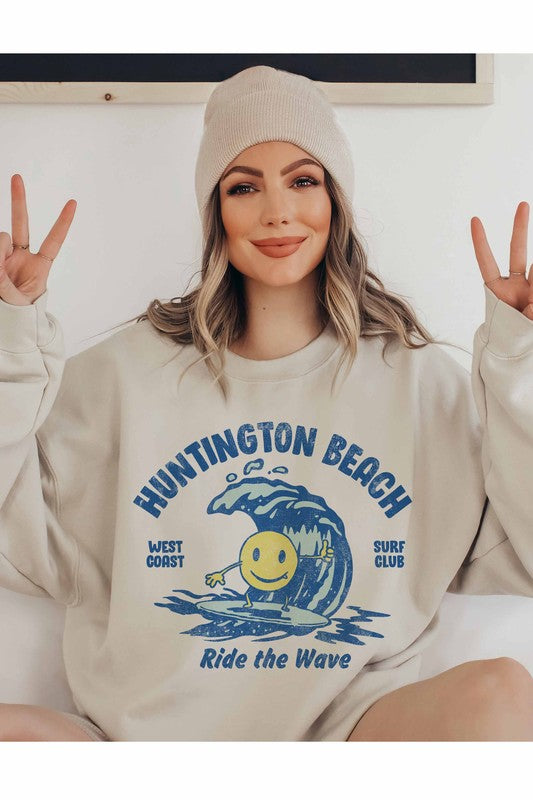 HUNTINGTON BEACH GRAPHIC SWEATSHIRT