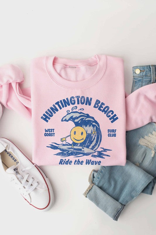 HUNTINGTON BEACH GRAPHIC SWEATSHIRT