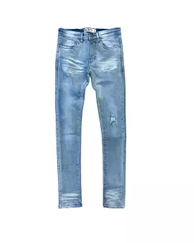 Ice Wash Stretch Denim