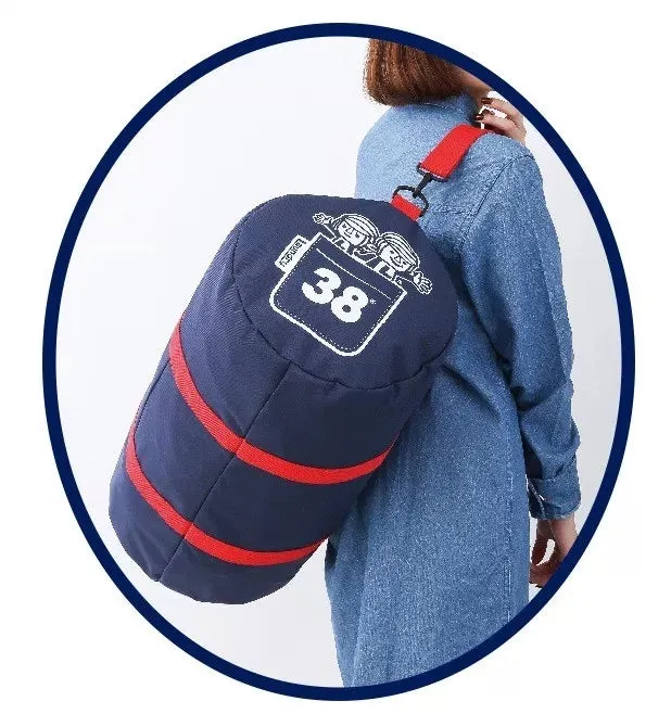 Japanese magazine gift Laundry Blue Duffel Bag