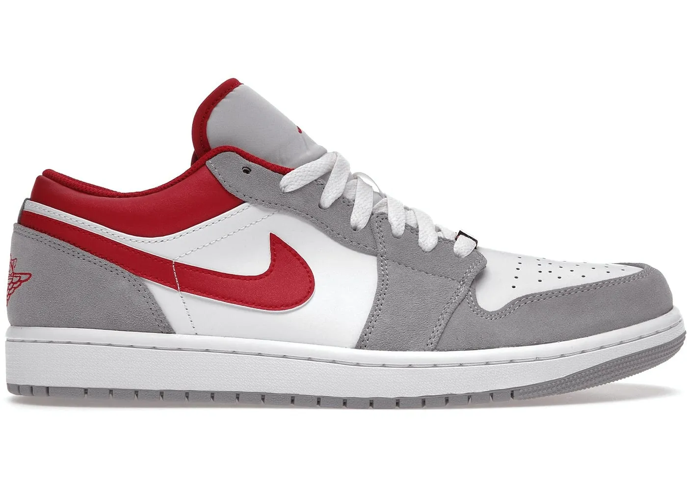 Jordan 1 Low SE Light Smoke Grey Gym Red