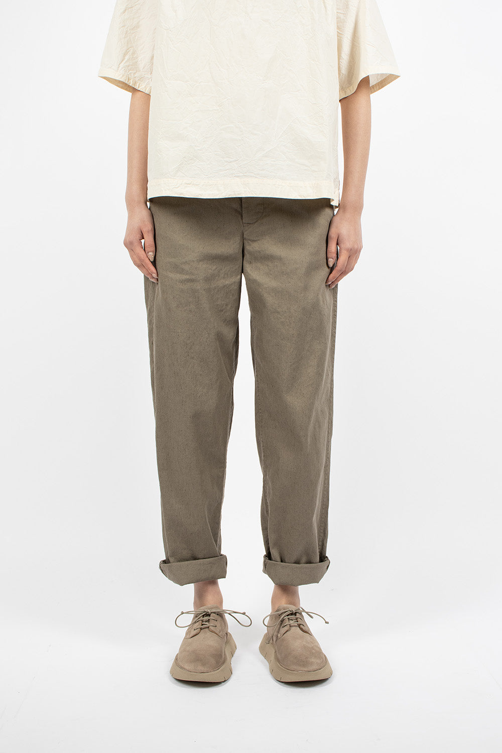 Jude Pant Khaki Linen