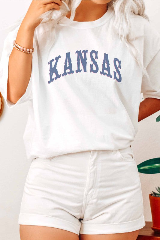 KANSAS GRAPHIC TEE PLUS SIZE