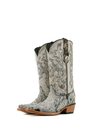 Katherine Cowhide Snip Toe Cowgirl Boot Size 8 Box RF34 FINAL SALE