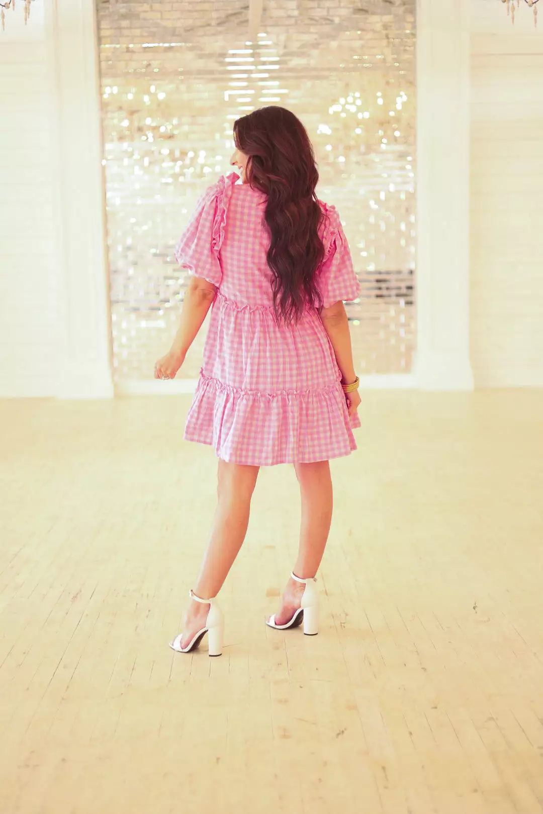 Keep Holding On Plaid Dress