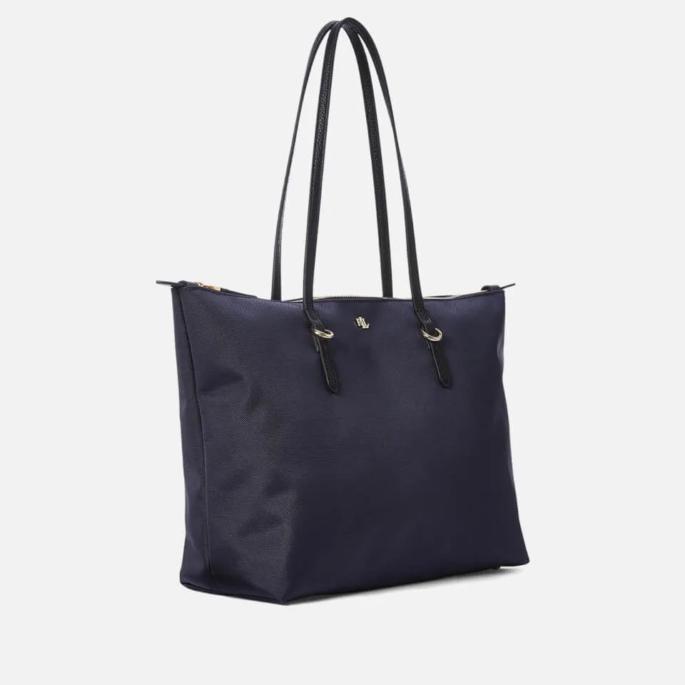 Lauren Ralph Lauren Keaton Medium Canvas Tote Bag