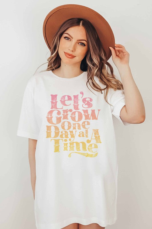 LET'S GROW ONE DAY GRAPHIC TEE