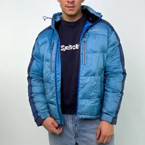 Light Blue y2ks Montbell Puffer Jacket Coat (L)