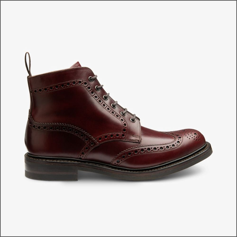 Loake Bedale Burgundy Brogue Boots*