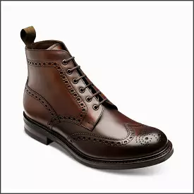 Loake Bedale Dark Brown Brogue Boots*