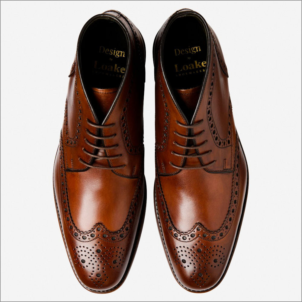 Loake Sywell Cedar Calf Leather Boot*