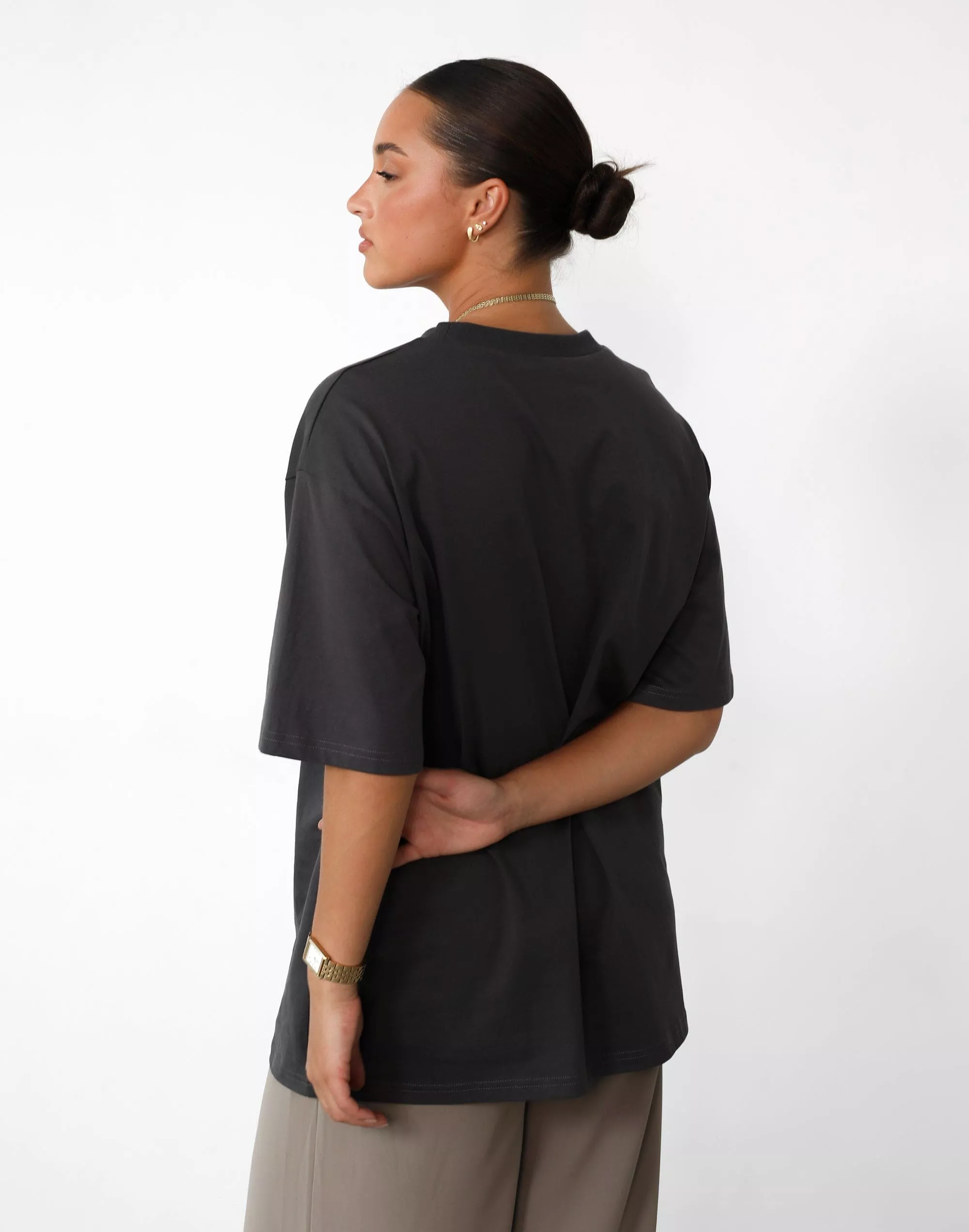 Luca Oversized Tee (Slate)