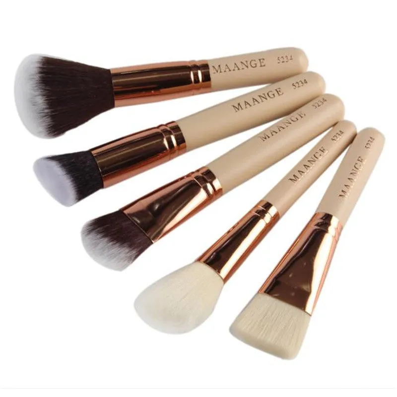 MAANGE 15Pcs Professional Makeup Brush Foundation Concealer Eye Shadows Powder Make Up Brushes Tools Cosmetic maquiage