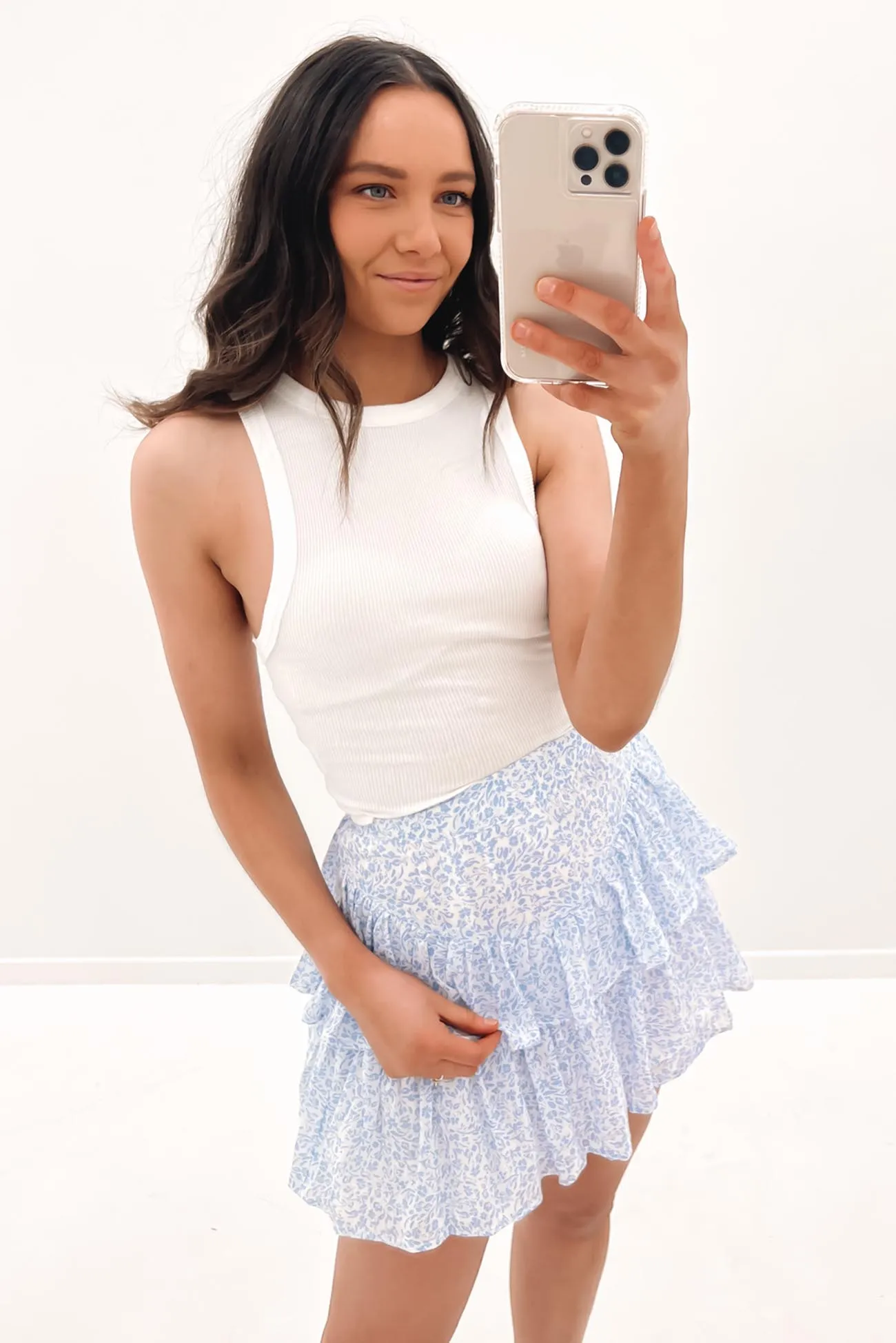 Maggie Floral Mini Skirt Print