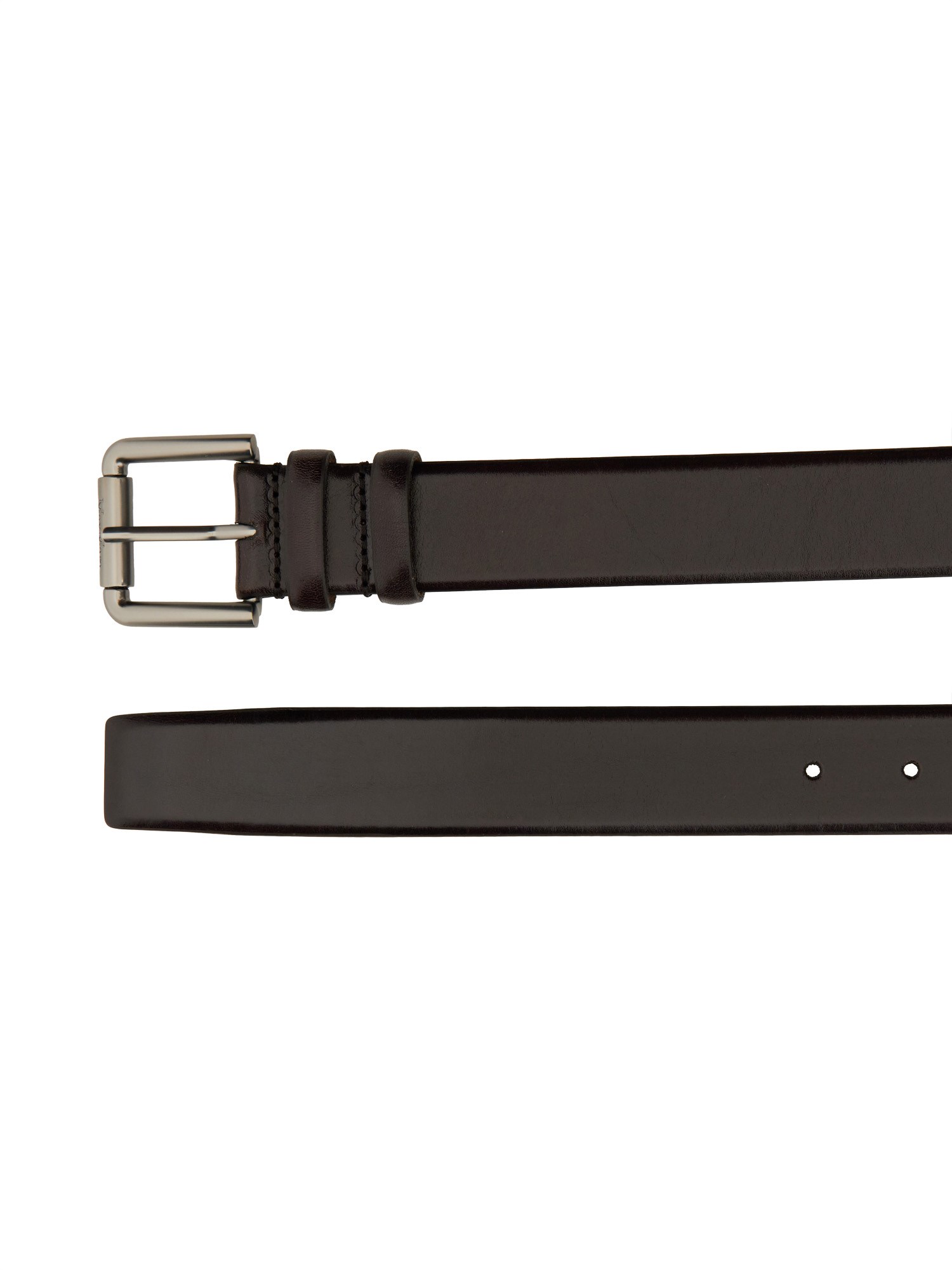 MAX MARA    LEATHER BELT WITH BUCKLE