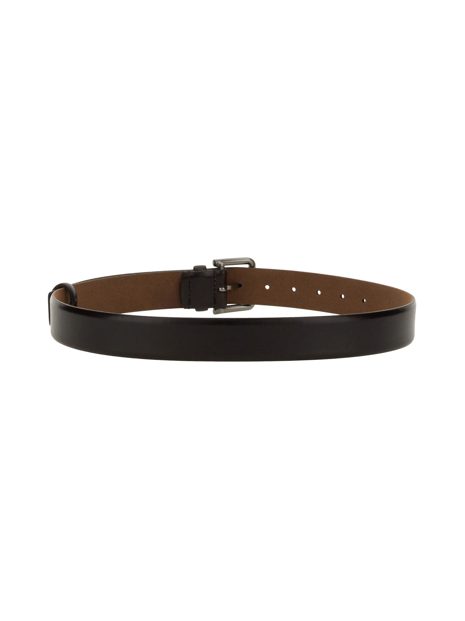 MAX MARA    LEATHER BELT WITH BUCKLE