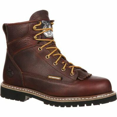 Men's Waterproof Lace-to-Toe Work Boot