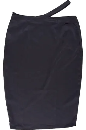 Motel Black Ardy Satin Skirt