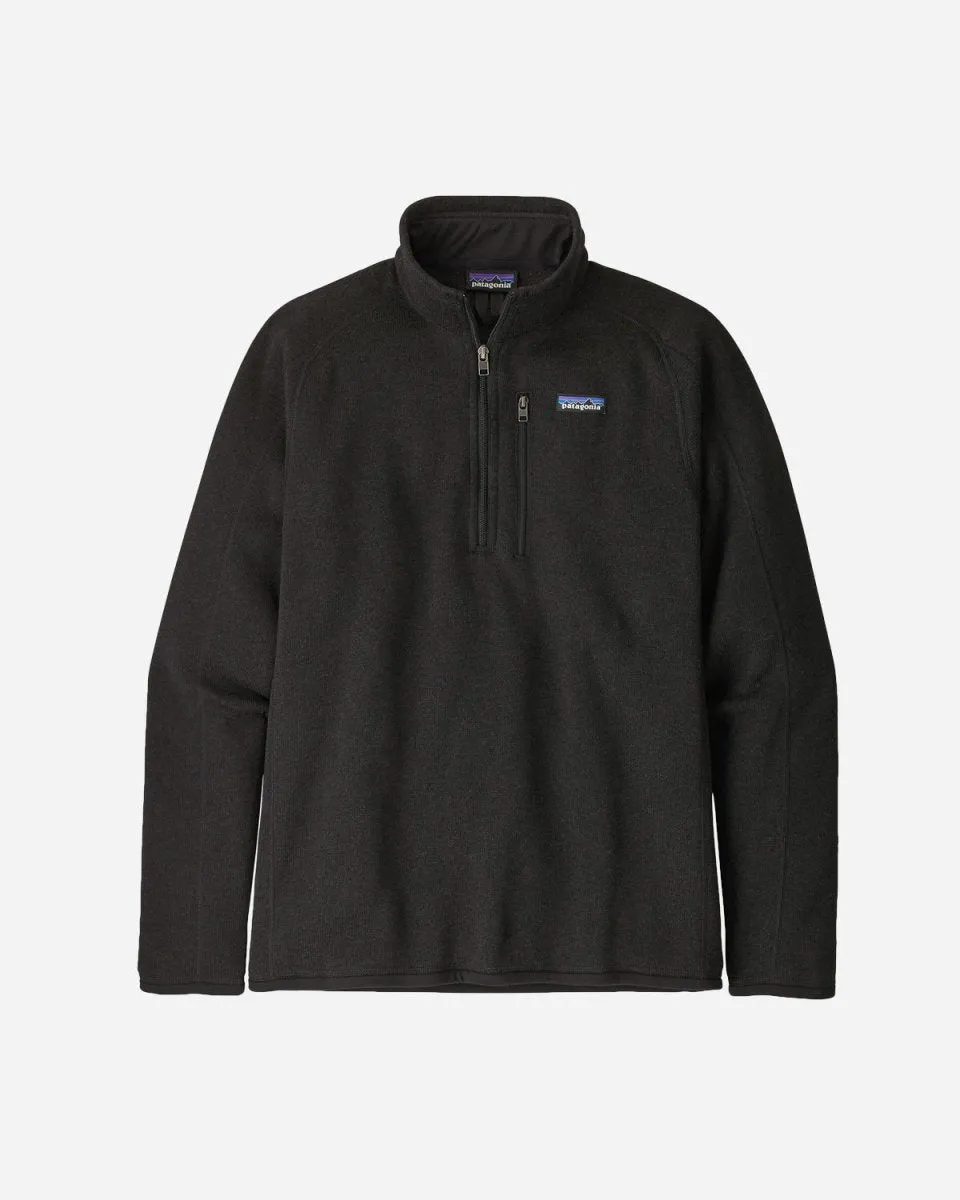 M's Better Sweater 1/4 Zip - Black