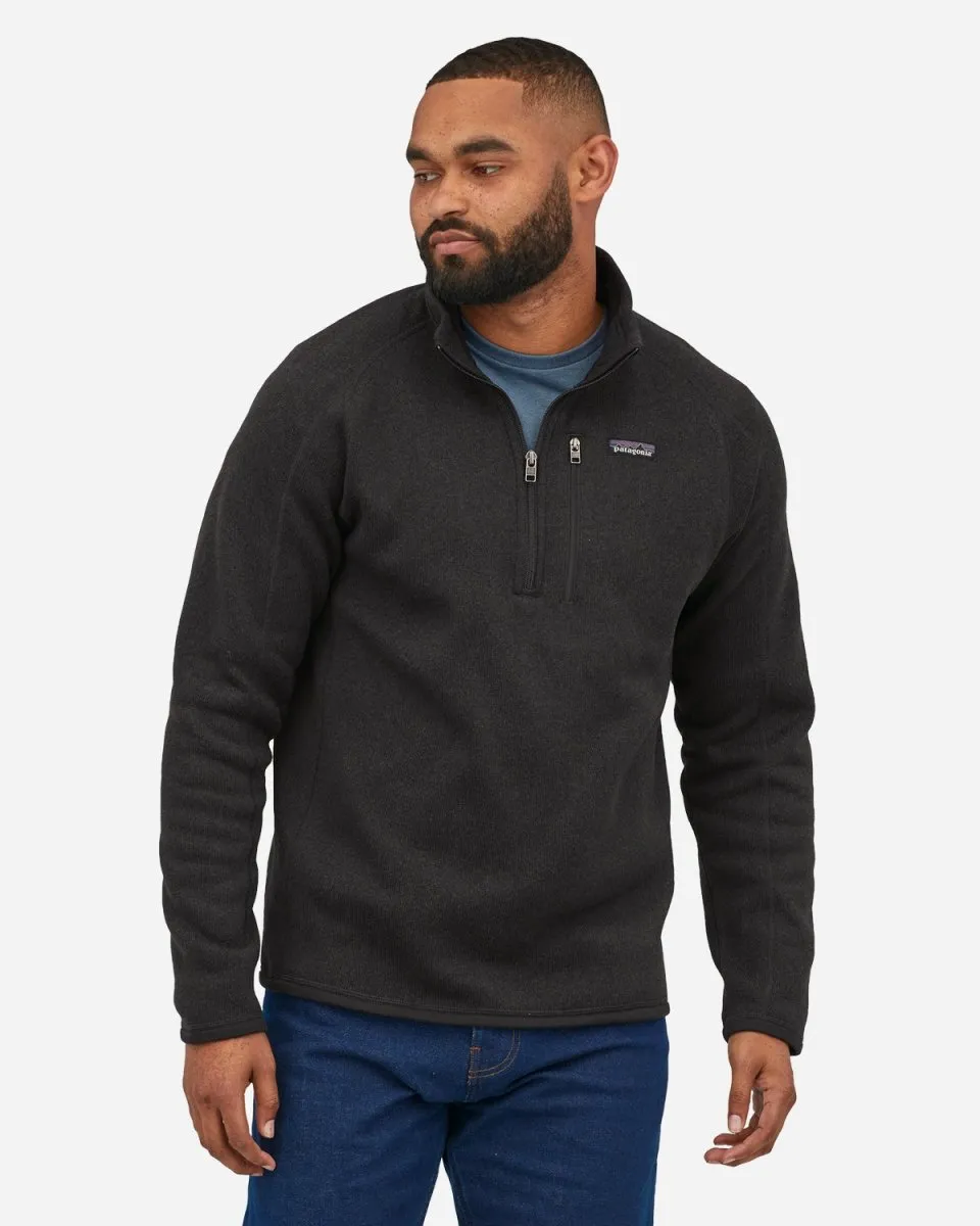 M's Better Sweater 1/4 Zip - Black