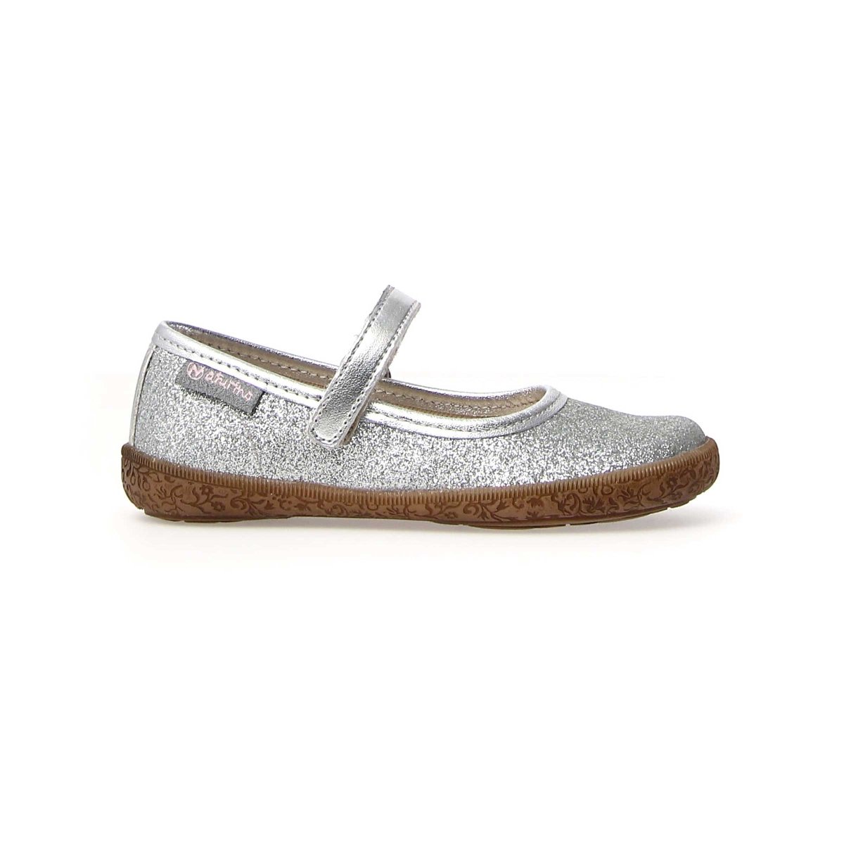 Naturino Girl's (Sizes 30-34) Pavia Silver Glitter