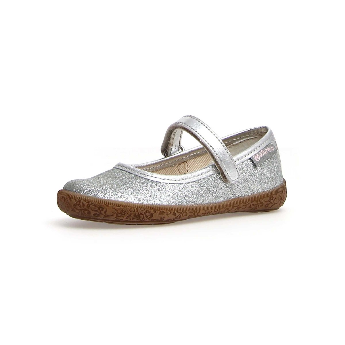 Naturino Girl's (Sizes 30-34) Pavia Silver Glitter